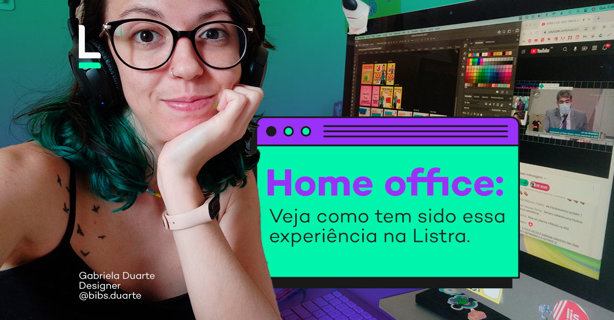 home office experiência Listra Digital mulher em frente ao computador com mão no rosto